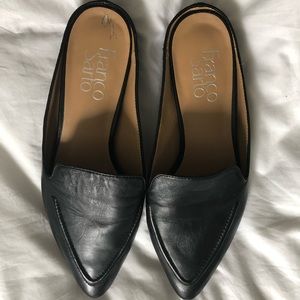 Franco Sarto Sabella mule flats black size 6.5